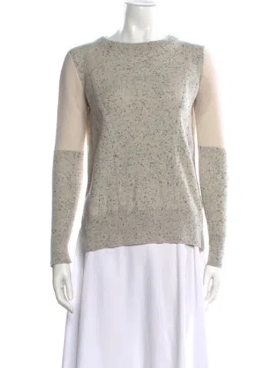 Pre-owned Rag & Bone Cashmere Crew Neck Sweater In Grey