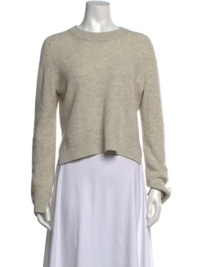 Pre-owned Rag & Bone Cashmere Crew Neck Sweater In Grey