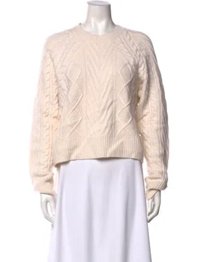 Pre-owned Rag & Bone Cashmere Crew Neck Sweater In Neutral