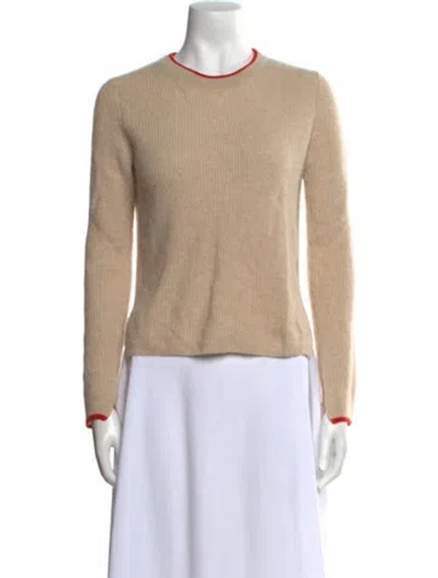 Pre-owned Rag & Bone Cashmere Crew Neck Sweater In Neutral