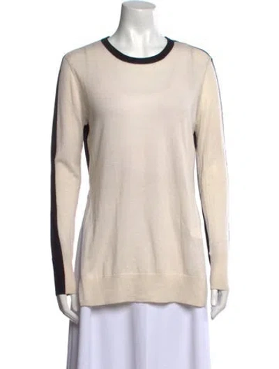 Pre-owned Rag & Bone Cashmere Crew Neck Sweater In Neutral
