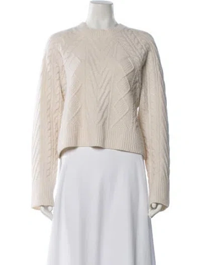 Pre-owned Rag & Bone Cashmere Crew Neck Sweater In Neutral