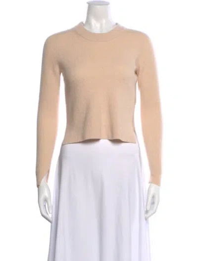 Pre-owned Rag & Bone Cashmere Crew Neck Sweater In Neutral