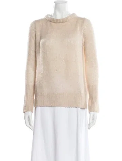 Pre-owned Rag & Bone Cashmere Crew Neck Sweater In Neutral