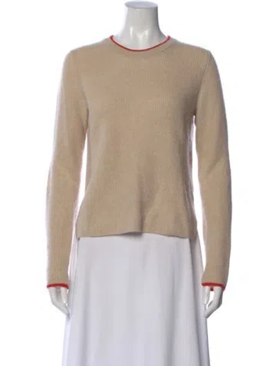 Pre-owned Rag & Bone Cashmere Crew Neck Sweater In Neutral