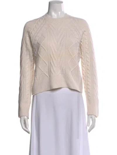 Pre-owned Rag & Bone Cashmere Crew Neck Sweater In Neutral
