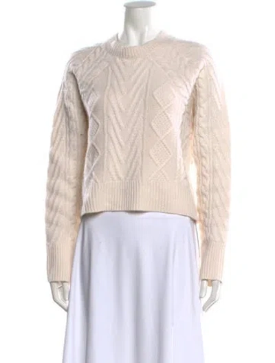 Pre-owned Rag & Bone Cashmere Crew Neck Sweater In Neutral