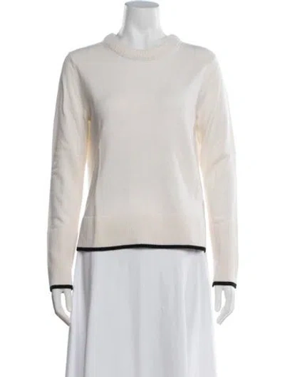 Pre-owned Rag & Bone Cashmere Crew Neck Sweater In Neutrals