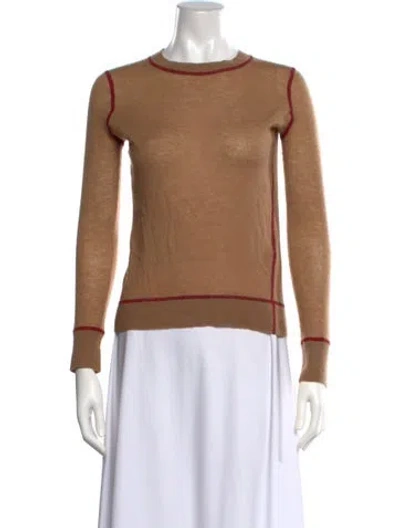 Pre-owned Rag & Bone Cashmere Crew Neck Sweater In Neutrals