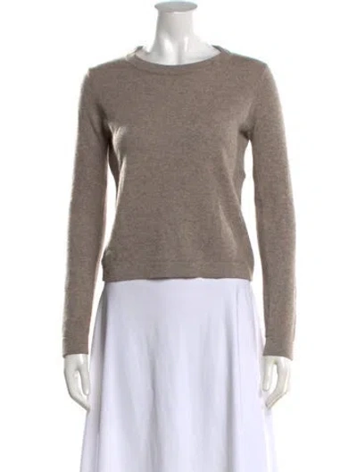 Pre-owned Rag & Bone Cashmere Crew Neck Sweater In Neutrals