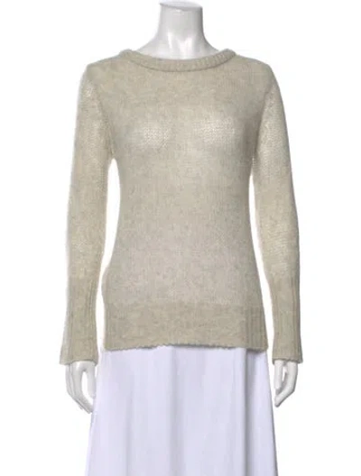 Pre-owned Rag & Bone Cashmere Crew Neck Sweater In Neutrals