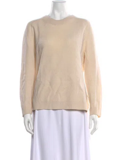 Pre-owned Rag & Bone Cashmere Crew Neck Sweater In Neutrals