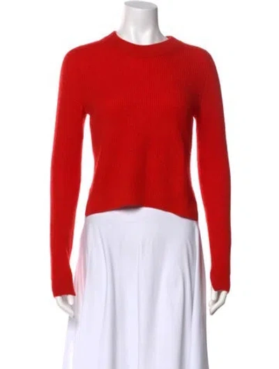 Pre-owned Rag & Bone Cashmere Crew Neck Sweater In Orange