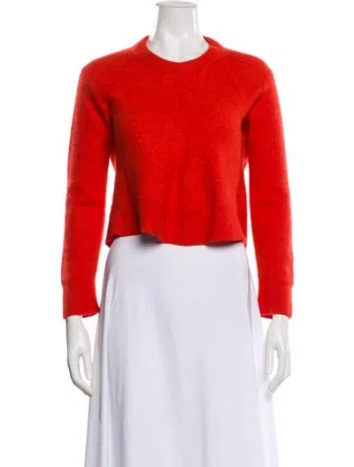 Pre-owned Rag & Bone Cashmere Crew Neck Sweater In Orange