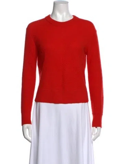 Pre-owned Rag & Bone Cashmere Crew Neck Sweater In Orange