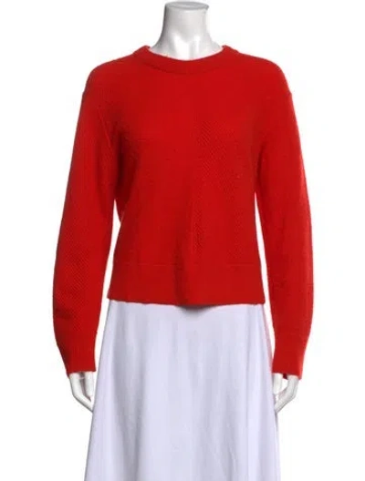 Pre-owned Rag & Bone Cashmere Crew Neck Sweater In Orange