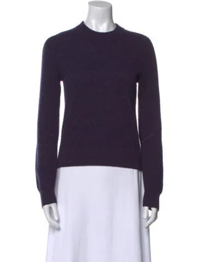 Pre-owned Rag & Bone Cashmere Crew Neck Sweater In Purple