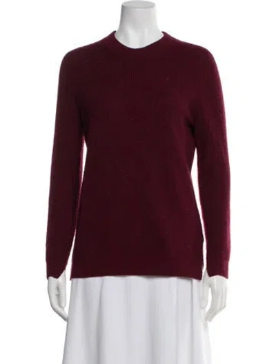 Pre-owned Rag & Bone Cashmere Crew Neck Sweater In Red