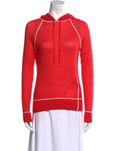 Pre-owned Rag & Bone Cashmere Crew Neck Sweater In Red