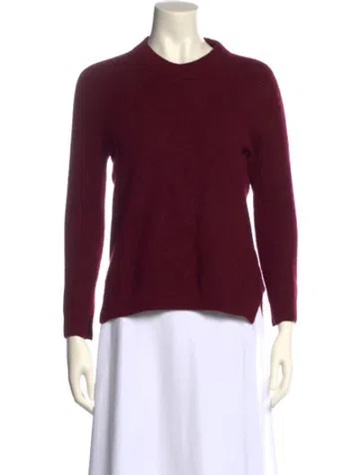 Pre-owned Rag & Bone Cashmere Crew Neck Sweater In Red