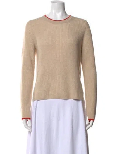 Pre-owned Rag & Bone Cashmere Crew Neck Sweater W/ Tags In Neutrals