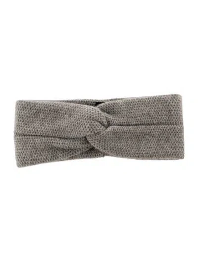 Pre-owned Rag & Bone Cashmere Knit Headband In Gray