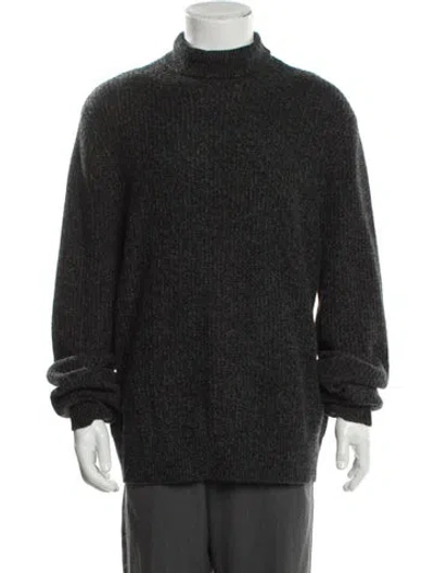 Pre-owned Rag & Bone Cashmere Mock Neck Pullover In Gray