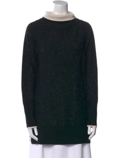 Pre-owned Rag & Bone Cashmere Mock Neck Sweater In Black