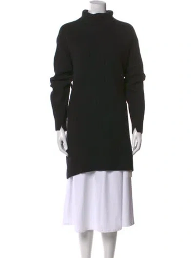 Pre-owned Rag & Bone Cashmere Mock Neck Sweater In Black