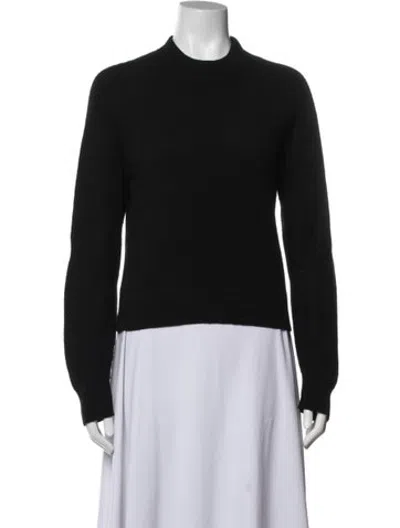 Pre-owned Rag & Bone Cashmere Mock Neck Sweater In Black