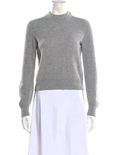 Pre-owned Rag & Bone Cashmere Mock Neck Sweater In Gray