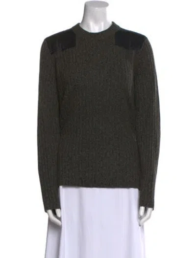 Pre-owned Rag & Bone Cashmere Mock Neck Sweater In Green