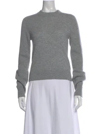 Pre-owned Rag & Bone Cashmere Mock Neck Sweater In Grey