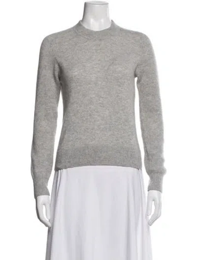 Pre-owned Rag & Bone Cashmere Mock Neck Sweater In Grey