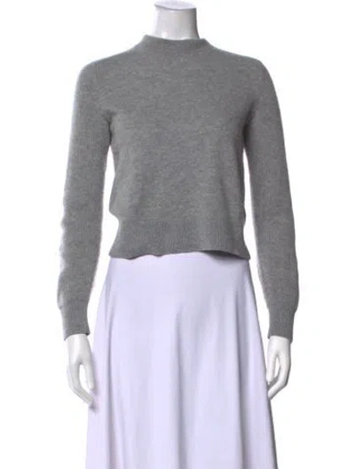 Pre-owned Rag & Bone Cashmere Mock Neck Sweater In Grey