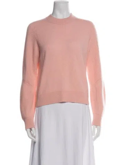 Pre-owned Rag & Bone Cashmere Mock Neck Sweater In Pink