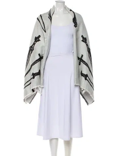 Pre-owned Rag & Bone Cashmere Printed Scarf In Multi