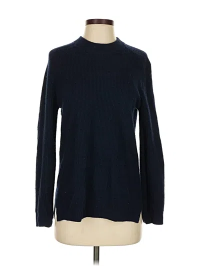 Pre-owned Rag & Bone Cashmere Pullover Sweater In Blue