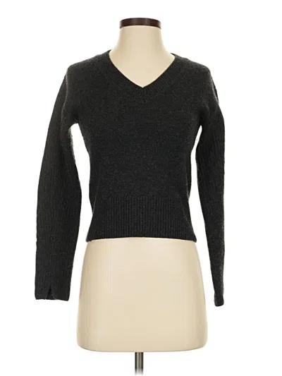 Pre-owned Rag & Bone Cashmere Pullover Sweater In Gray