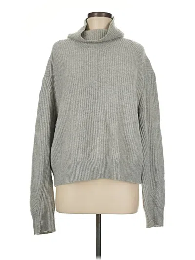 Pre-owned Rag & Bone Cashmere Pullover Sweater In Gray