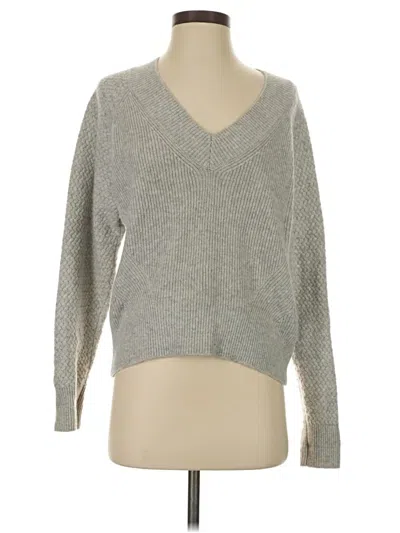 Pre-owned Rag & Bone Cashmere Pullover Sweater In Gray