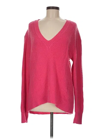 Pre-owned Rag & Bone Cashmere Pullover Sweater In Pink