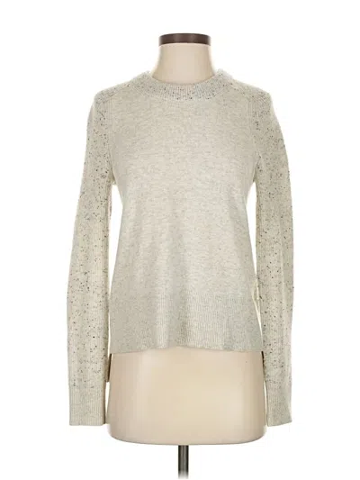 Pre-owned Rag & Bone Cashmere Pullover Sweater In Silver