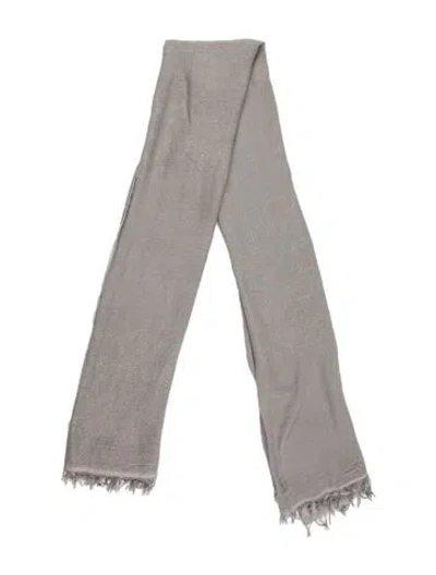 Pre-owned Rag & Bone Cashmere Scarf In Gray