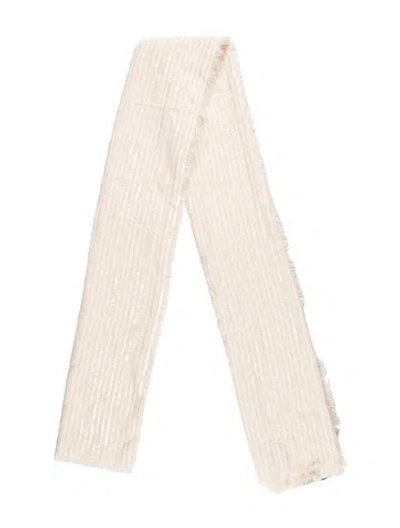 Pre-owned Rag & Bone Cashmere Scarf W/ Tags In Neutral