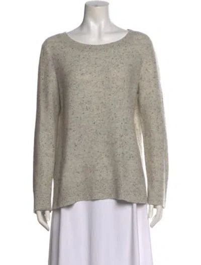 Pre-owned Rag & Bone Cashmere Scoop Neck Sweater In Neutral