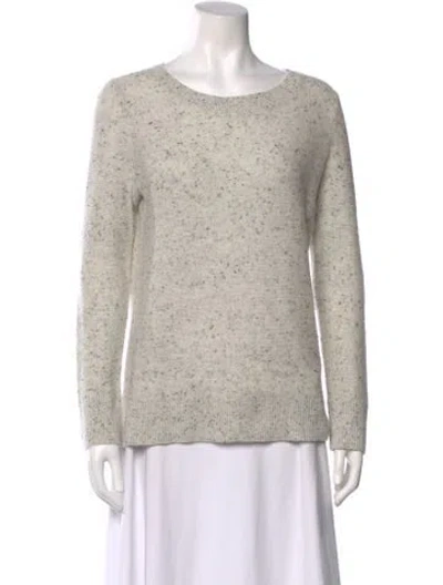 Pre-owned Rag & Bone Cashmere Scoop Neck Sweater In Neutral