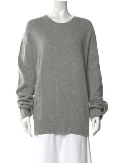 Pre-owned Rag & Bone Cashmere Scoop Neck Sweater W/ Tags In Gray