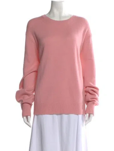 Pre-owned Rag & Bone Cashmere Scoop Neck Sweater W/ Tags In Pink