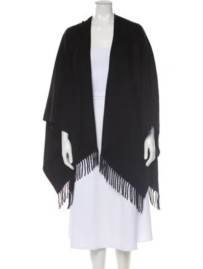 Pre-owned Rag & Bone Cashmere Shawl In Black